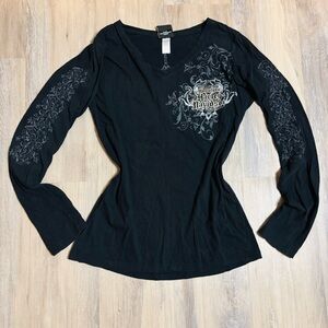 Women’s Harley Davidson Honolulu Hawaii Black Long sleeve large